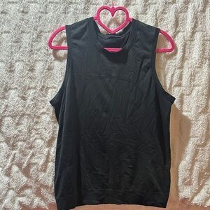 lululemon athletica Black Sleeveless Crew Tank